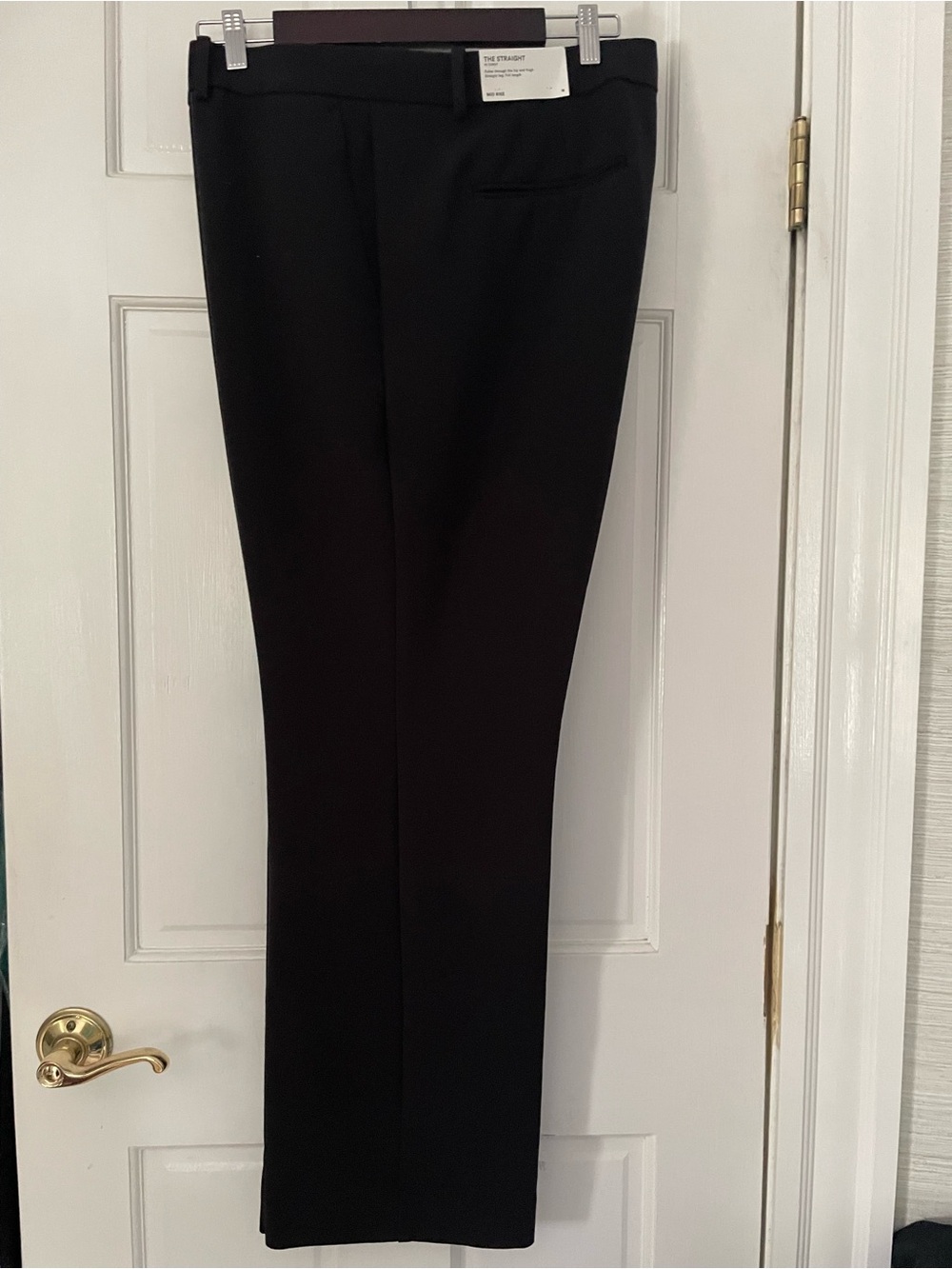 Ann Taylor NWT The Straight Pant in Curvy aka the Sophia Pant in Black Size 18 - Picture 3 of 7